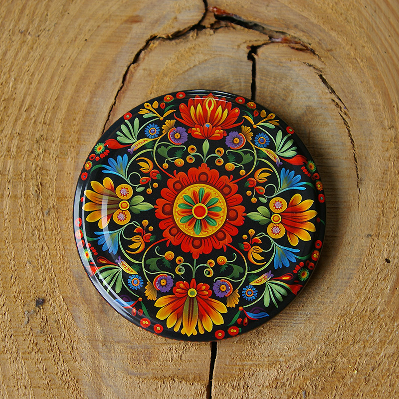 Zakrętki na przetwory wzór Ludowy fi82 20szt 3 Zakrętki na przetwory wzór Ludowy