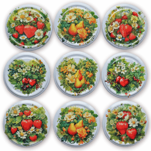 Zakrętki na przetwory Ogrodowe Opowieści