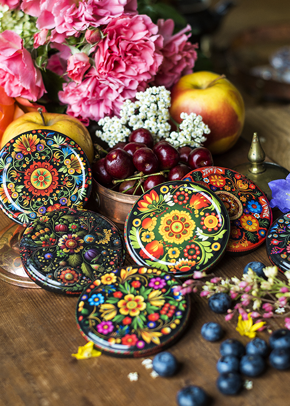 Zakrętki na przetwory wzór Ludowy