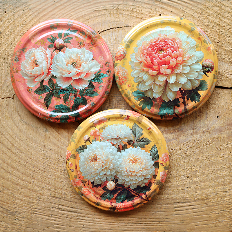 Zakrętki na przetwory Kwiatowa Kolekcja