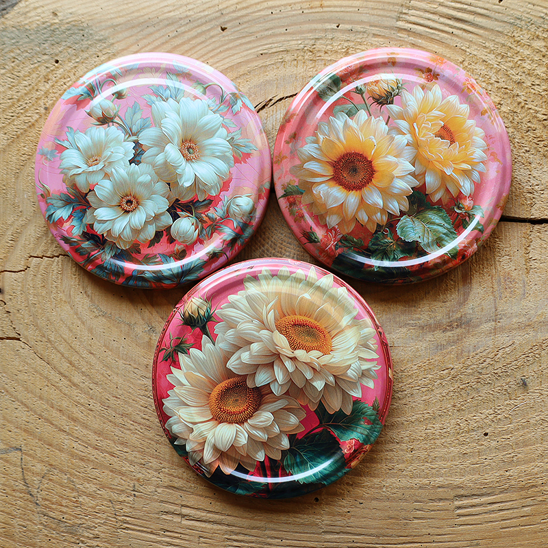 Zakrętki na przetwory Kwiatowa Kolekcja