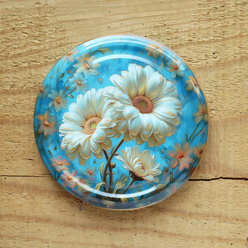 Zakrętki na przetwory Kwiatowa Kolekcja fi82 20szt 3 Zakrętki na przetwory Kwiatowa Kolekcja