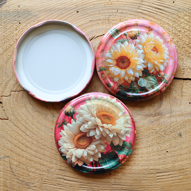 Zakrętki na przetwory Kwiatowa Kolekcja fi82 20szt 11 Zakrętki na przetwory Kwiatowa Kolekcja