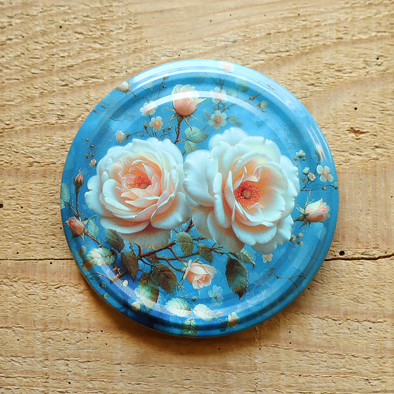 Zakrętki na przetwory Kwiatowa Kolekcja fi82 20szt 4 Zakrętki na przetwory Kwiatowa Kolekcja