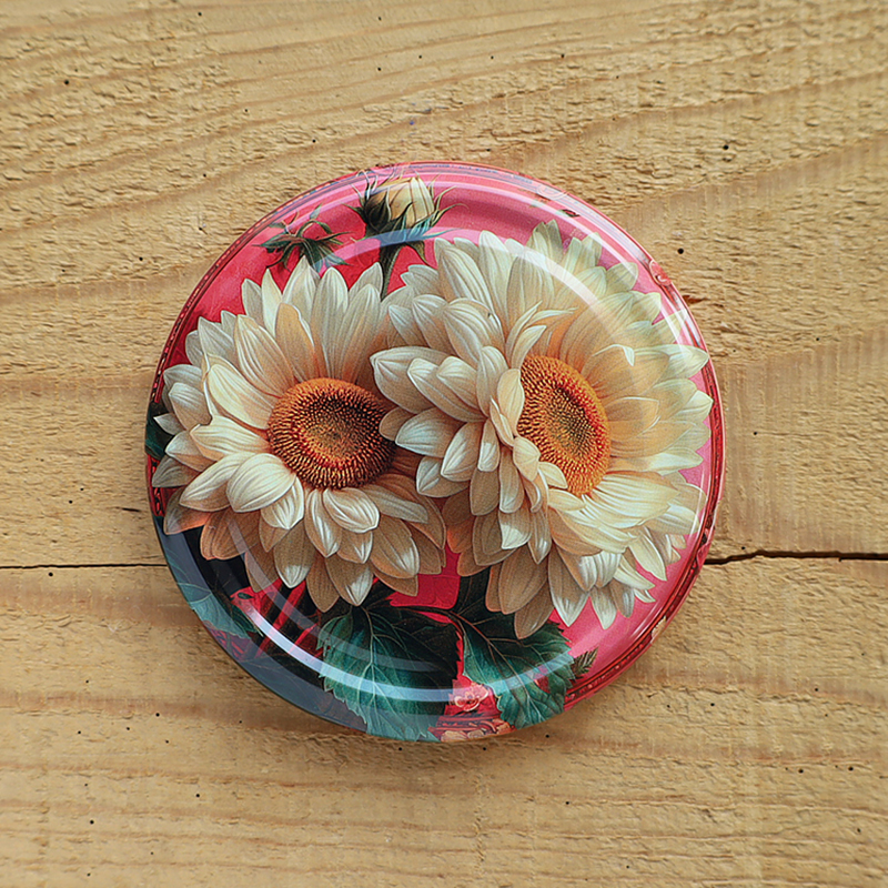 Zakrętki na przetwory Kwiatowa Kolekcja fi82 20szt 5 Zakrętki na przetwory Kwiatowa Kolekcja