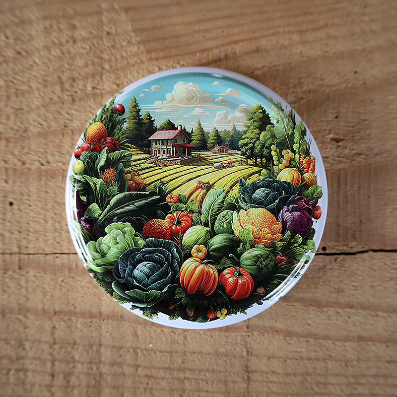 Zakrętki na przetwory Sielskie Widoki fi82 20szt 11 Zakrętki na przetwory Sielskie Widoki