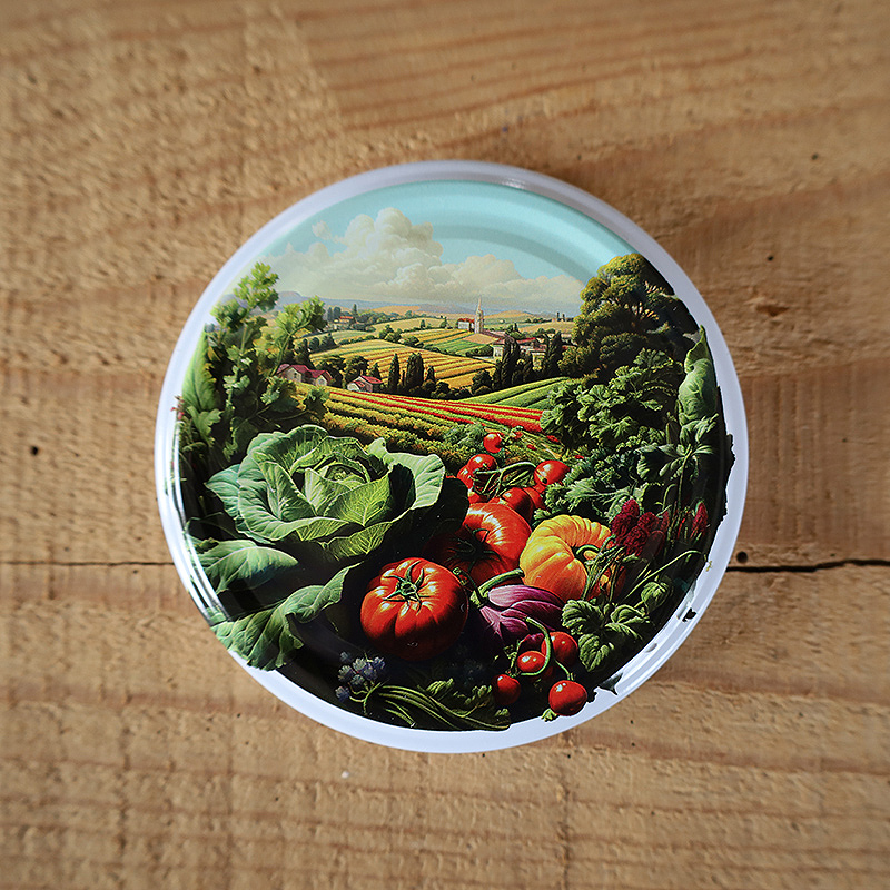 Zakrętki na przetwory Sielskie Widoki fi82 20szt 8 Zakrętki na przetwory Sielskie Widoki