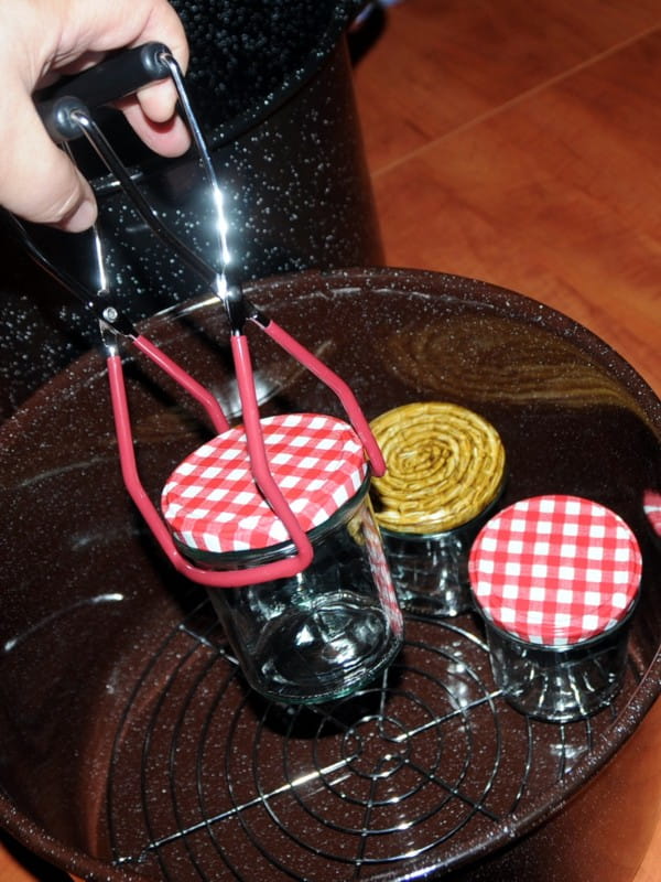 Szczypce do wyjmowania gorących słoików przetworów