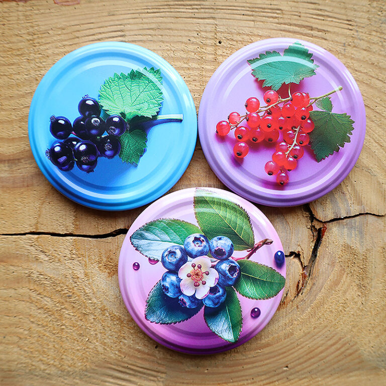 Zakrętki na przetwory Owocowa Magia fi82 20szt