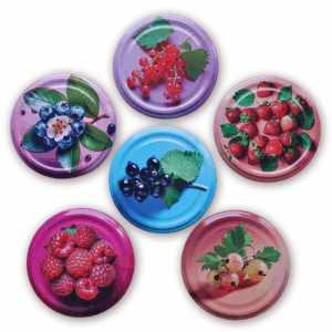 Zakrętki na przetwory Owocowa Magia fi82 20szt