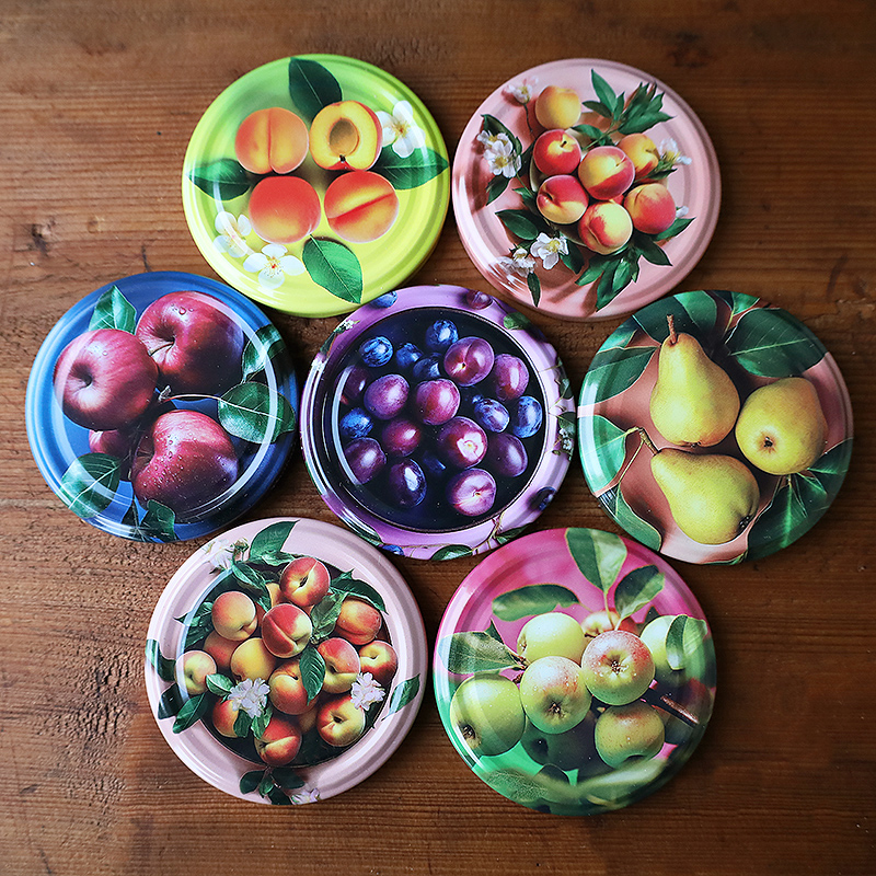 Zakrętki na przetwory Owocowy Raj fi82 20szt