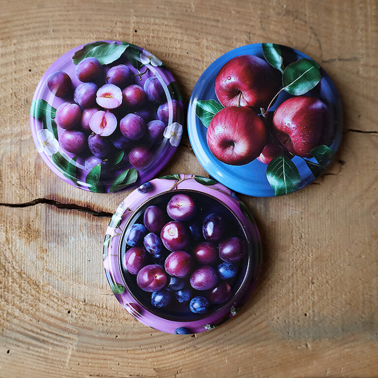 Zakrętki na przetwory Owocowy Raj fi82 20szt