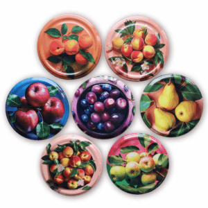 Zakrętki na przetwory Owocowy Raj fi82 20szt