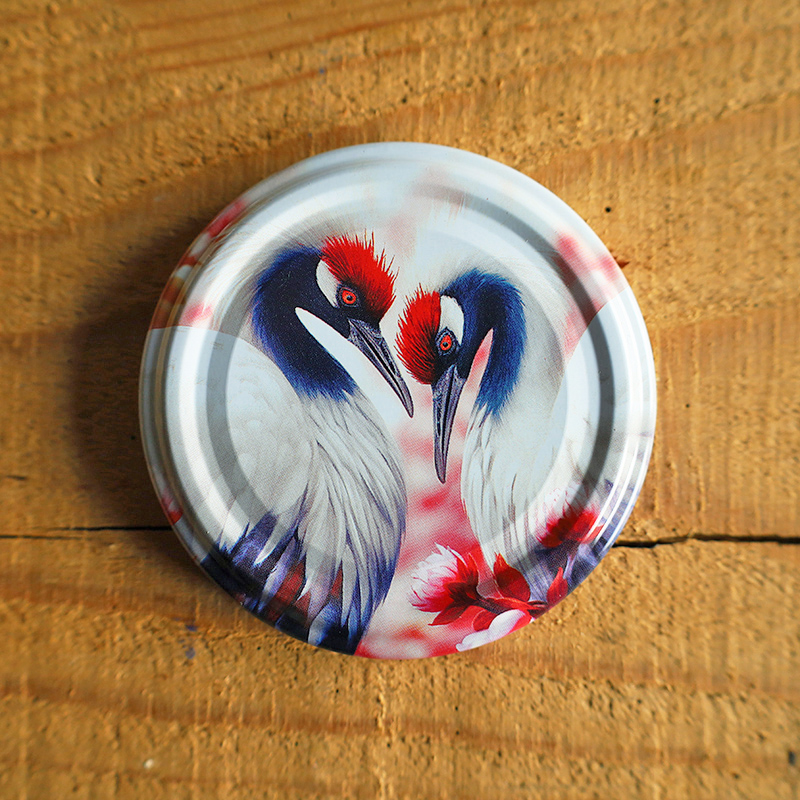 Zakrętki na przetwory Ptaki Małe fi66 20szt 5 Zakrętki Ptaki Małe fi66 20szt