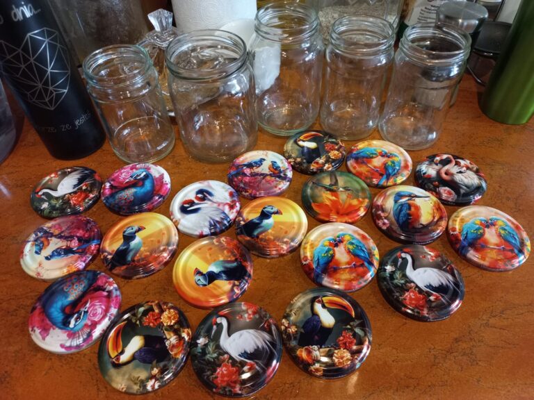 Zakrętki Ptaki Małe fi66 20szt