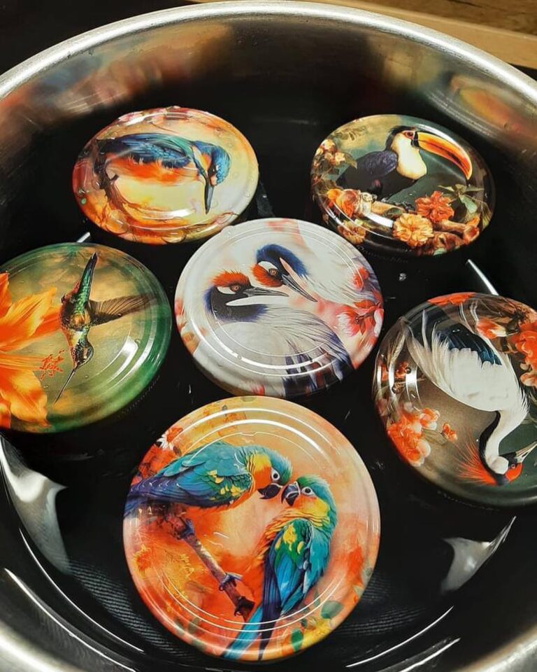 Zakrętki Ptaki Małe fi66 20szt