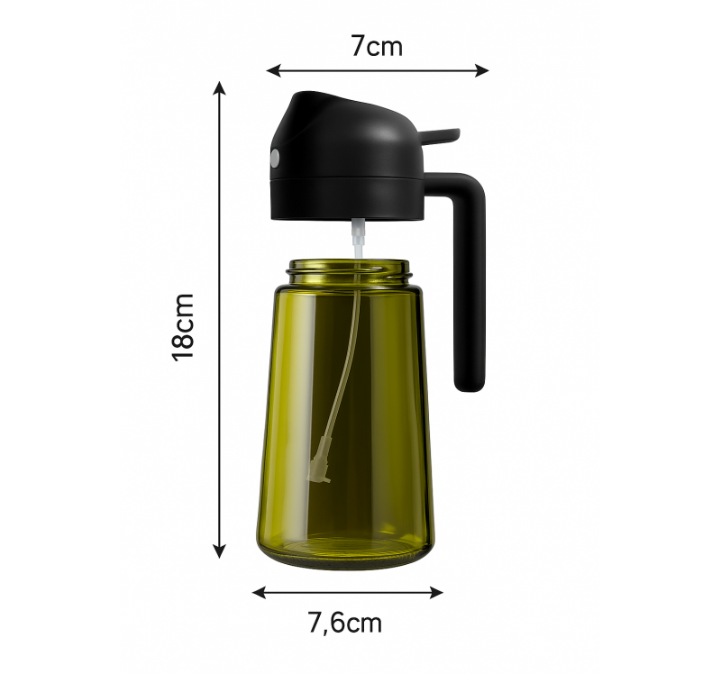 Dozownik spryskiwacz do oleju 470 ml 8 Dozownik spryskiwacz do oleju octu 470 ml