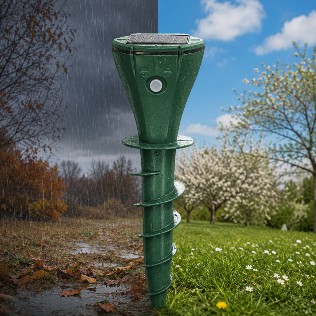 Odstraszacz solarny Wibracyjny na każdą pogodę i porę roku