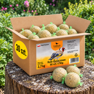 Kule tłuszczowe 300 sztuk 2,7 kg